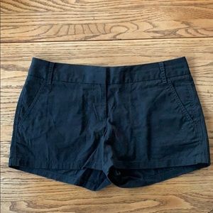 J. Crew Shorts - J. Crew cotton black 2 inch shorts size 6 J. Crew Shorts - J. Crew cotton black 2 inch shorts size 6